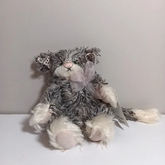 Deb Canham bigger bear Mohair Limited Edition Mischief Cat #13 Of 200 Grey - Picture 8 of 8